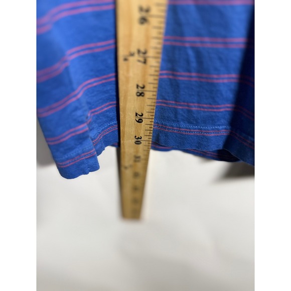 Masters Collection Mens Blue Pink Stripe Polo Shirt Golf Masters Tournament XL - Picture 9 of 9